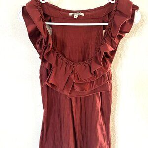 Anthropologie Bordeaux Los Angeles tunic top size small